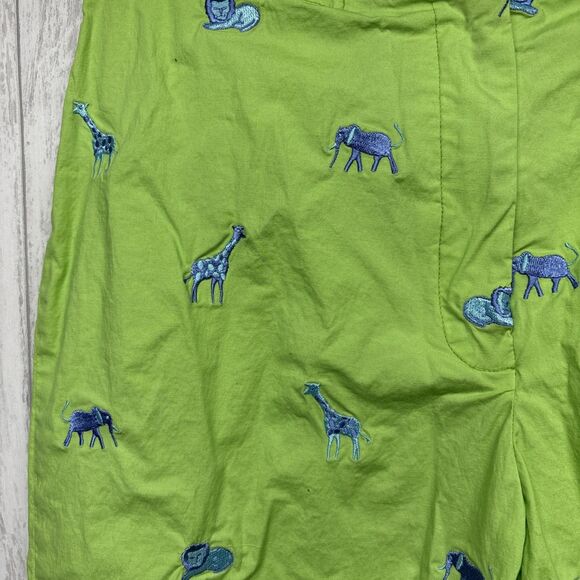 Womens Size 10 Lilly Pulitzer Vintage Embroidered Capri  Pants EUC - Picture 2 of 5